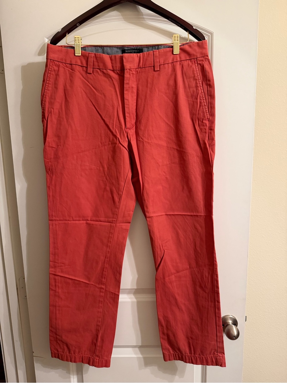 Banana Republic Red-Orange Men's Chinos